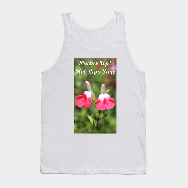 Pucker Up! Hot Lips Sage Design for Tee Shirt Tank Top by Battlefoxx Living Earth